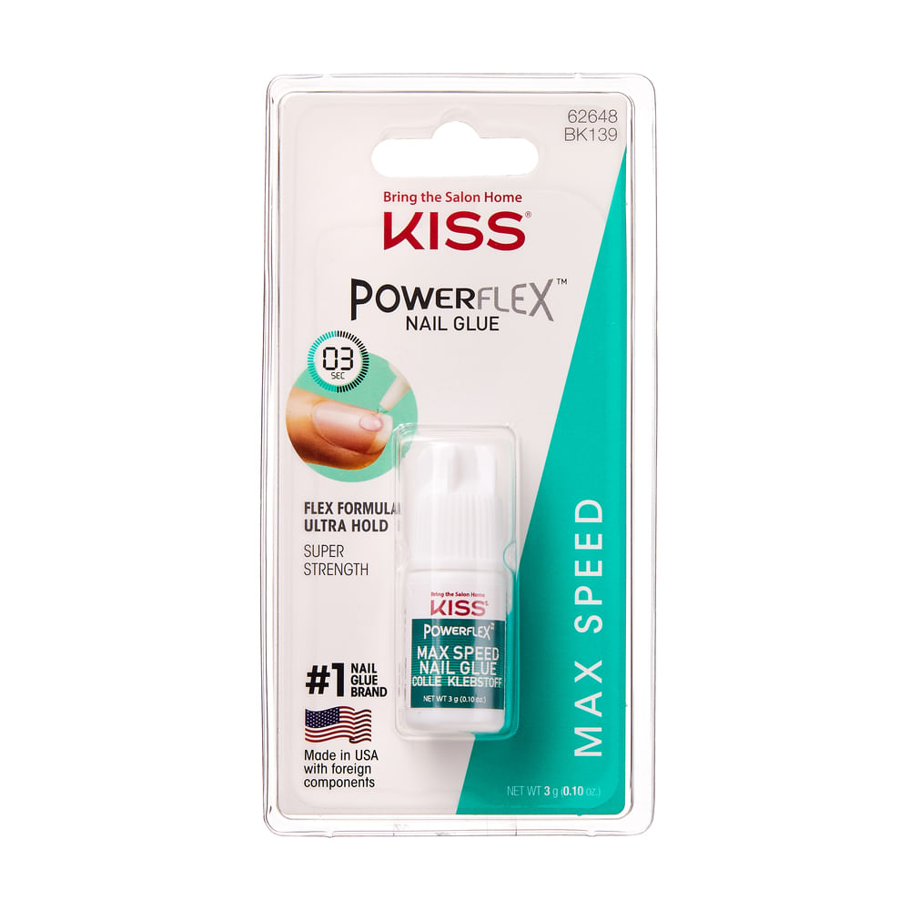 Pegamento Kiss para Uñas Postizas Powerflex - getthelookar