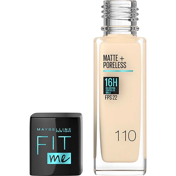 Base Líquida de Maquillaje Maybelline Fit Me Matte Poreless Foundation x 30  ml - getthelookar