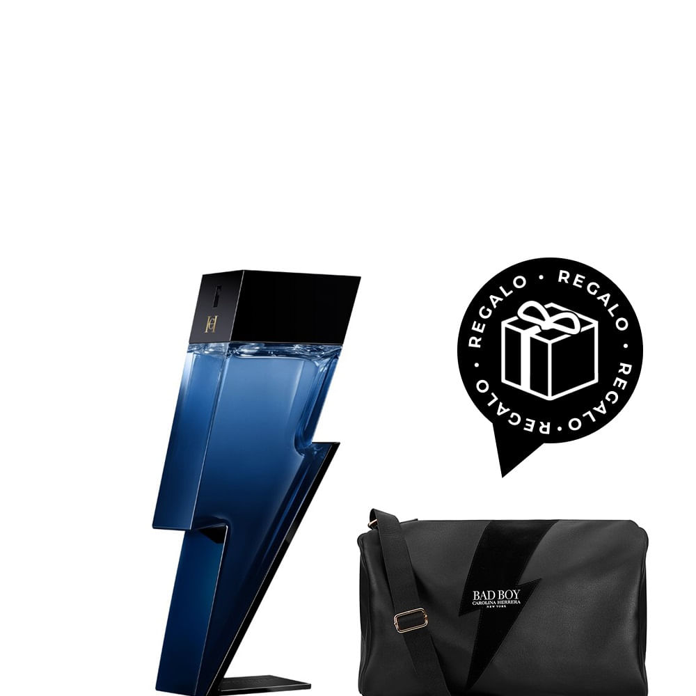 Carolina Herrera Bad Boy Cobalt EDP Carolina Herrera Bad Boy Cobalt x 100 ml + Bolso Carolina Herrera