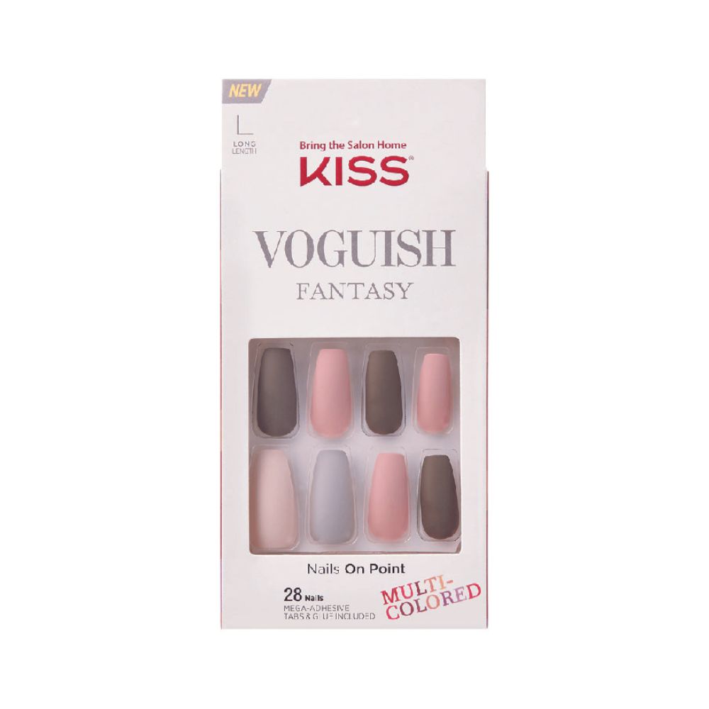 Uñas Postizas Glue on Kiss Voguish Fantasy Chillout - getthelookar