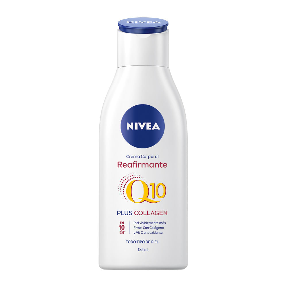 Crema corporal Reafirmante Nivea Q10 Colágeno para Todo Tipo de x 125 ml getthelookar