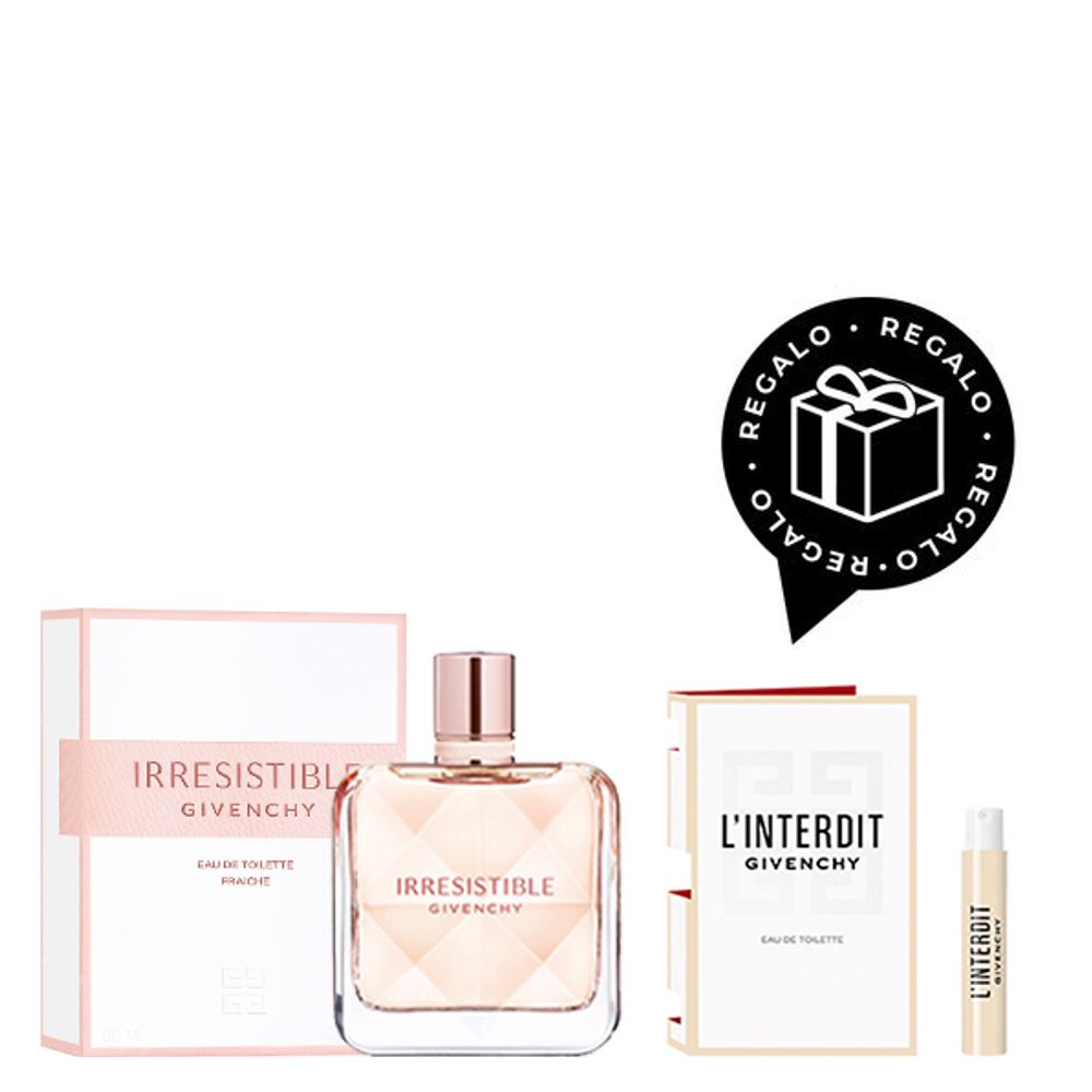 EDT Fraiche Givenchy Irresistible x 80 ml + Muestra EDT Givenchy L